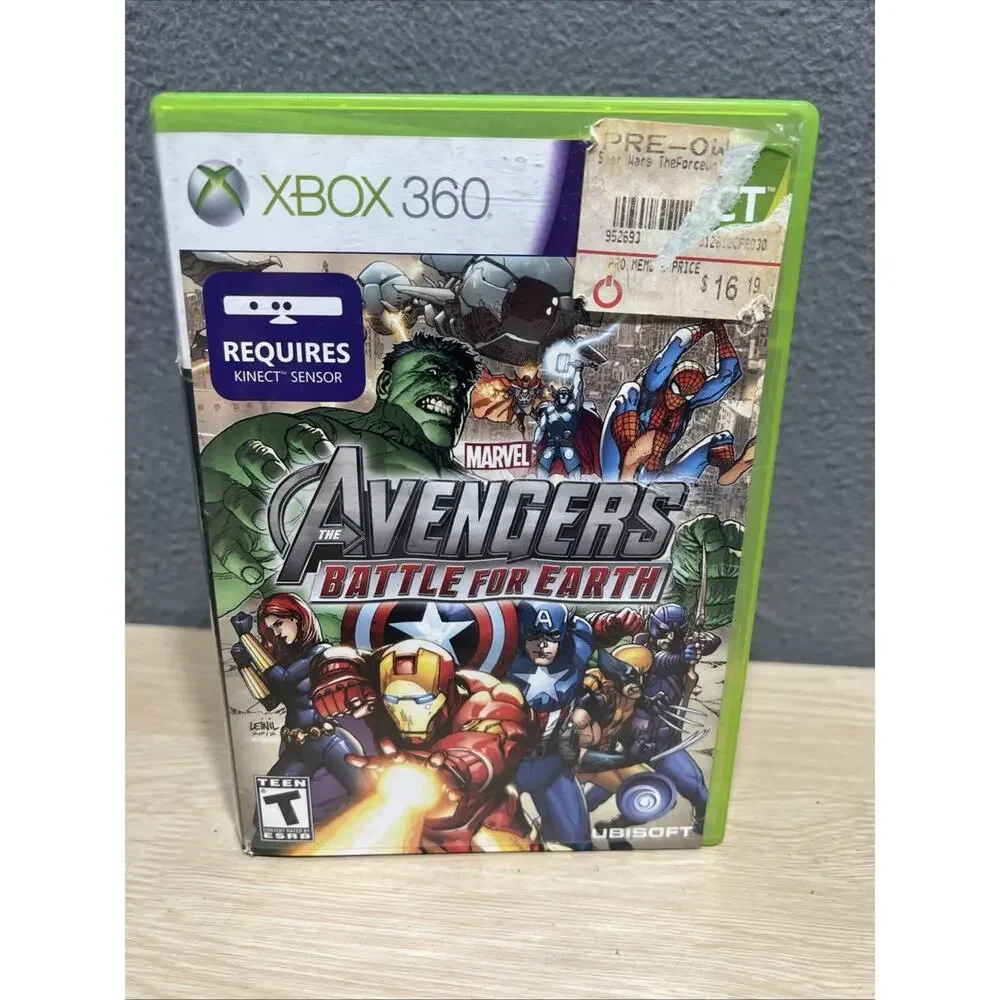 Marvel Avengers: Battle for Earth (Microsoft Xbox 360, 2012)